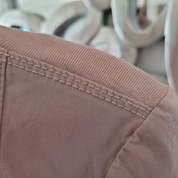 SOLD - Sandwich Dusty Rose Metallic and Jersey Blazer US 6 - Picture 6 of 13